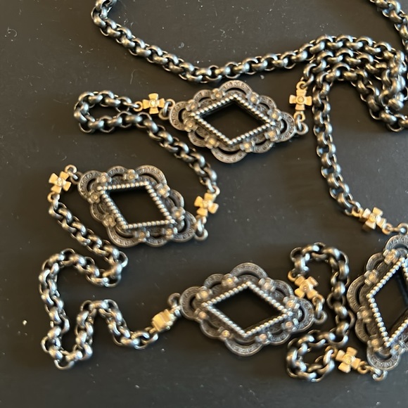 Genuine Cynthia Ann Jewels 26 inch silver, gold and diamond chain! - Picture 2 of 4